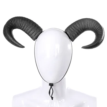 Devil Horn лента за глава Cosplay Шапки за Хелоуин парти носят волски рог коса лента рожден ден шапка парти доставки