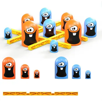 Комбиниране на забавление и учене Tic-Tac-Toe игра за деца безопасно ABS Gobble Board Board Game Small