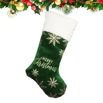 Чорапи за Коледа 49см декоративни пълнене закуски притежателя чорапи за камина Коледа чорапи Нова година празнично парти Услуги