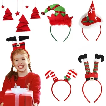 Amazon Нова коледна украса лента за глава Аксесоари за деца за възрастни парти Коледни орнаменти за лента за глава