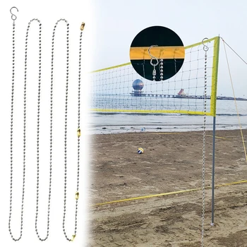 Волейбол Net Височина Chain 2.5 метра Волейбол Net Setter Chain 2pcs Волейбол Net Измервателна верига Съдийска екипировка