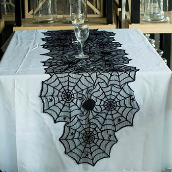 Хелоуин паяци уеб покривка за маса против попарване Защитно покритие за маса аксесоари