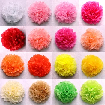 Хартиени занаяти Цветни топки Сватбени декорации и декорации за рожден ден