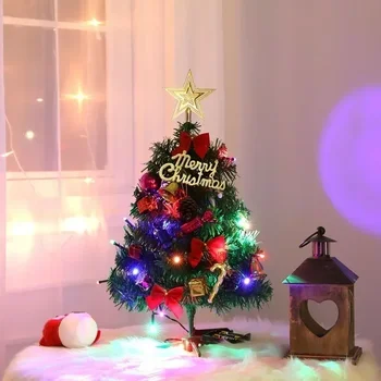 Коледно дърво пакет светлини дърво Коледа декоративни десктоп декорация фестивал парти доставки