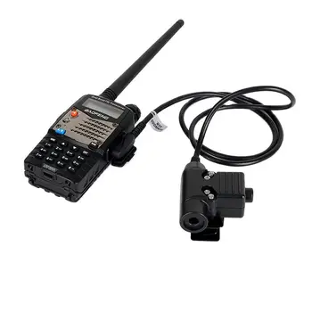 U94 тактически слушалка Interphone предавател, ключ превключвател, мобилен телефон, PTT конзола конектор, U94