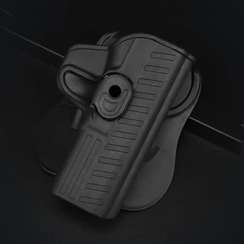 Тактически пистолет кобур за S&W M & P 9mm десен пистолет кобур случай с регулируем ъгъл на носене Airsoft Ловни аксесоари