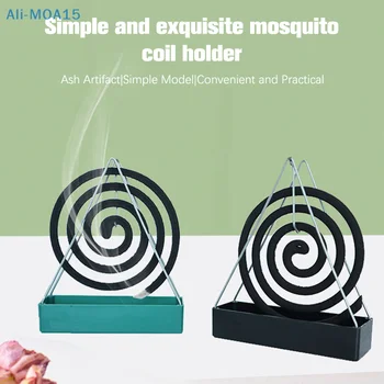Железен държач за намотка против комари Държачи за тамян Coil Incense Burner Frame Modern Repellent Incense Rack For Household Bedroom Patio