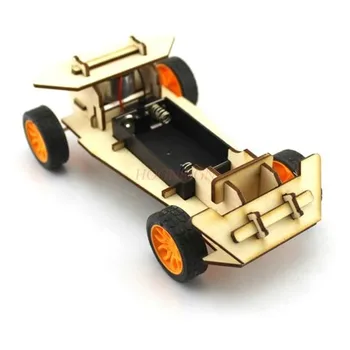 DIY дървена дъска задвижване на две колела малка технология малък производствен модел парно образование популярна наука образование експеримент играчка