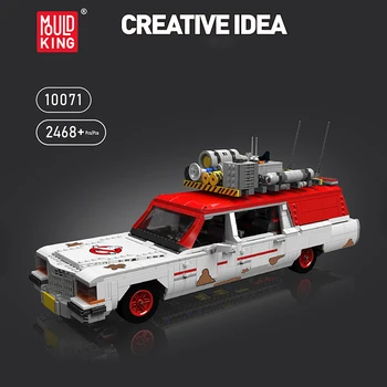 Creative Expert Car Модел MOC Ghost Hunter Автобус Ловци на духове Модел 2468PCS Строителни блокове Тухлени играчки за деца Детски подарък