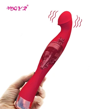 Dildo вибратор женски клиторен вагинален оргазъм масажор въртящ се стимулатор пръст бране G-точка мастурбатор секс играчки за възрастни