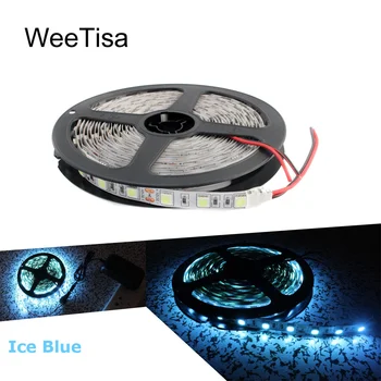 Ice Blue LED лента светлина 12V водоустойчива SMD 5050 гъвкава LED лента лента неонова панделка светлина за домашно осветление за декорация на празници