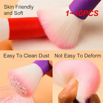 1~10PCS стил цвят нокти изкуство прах четки акрилни UV гел полски прах почистване нокти четка грим четки