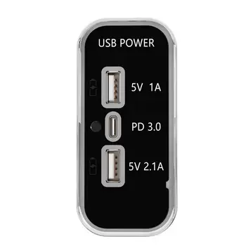 Адаптер за зарядно за кола Мобилен телефон USB 3 порт преобразуване щепсел безопасно зареждане автоматично зарядно адаптер за автобуси автомобили RVs