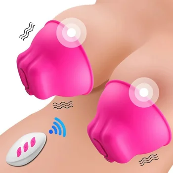 двойка секс играчка безжично дистанционно управление Ин смучене клип вибратор стимулация женски гърди мастурбатор