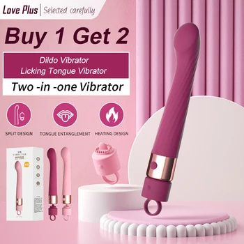 Отопляем женски секс играчки за възрастни вибратор вибратор,G-точка клиторен нипел водоустойчив стимулатор,10 вибрации 20 режима на облизване на езика