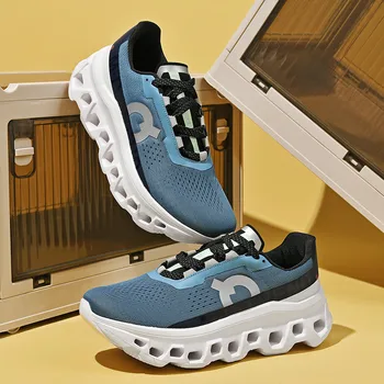 EZIIOT Мъжки ежедневни спортни обувки Мода дишаща удобна материя висока еластична Hhollow дизайн подметка голям размер 39-45