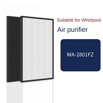Аксесоари за подмяна на филтри за Whirlpool WA-2801FZ Овлажнител за пречистване на въздуха HEPA филтър и комплект филтри с активен въглен