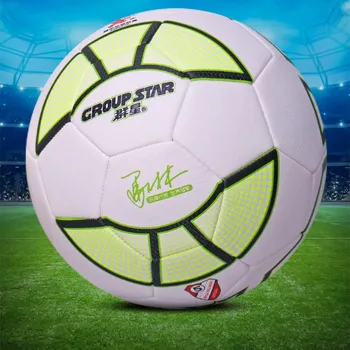 Официален размер 5 Футбол PU разпенен машинно зашити футболна топка възрастни пасища износоустойчиви анти-хлъзгане обучение футбол