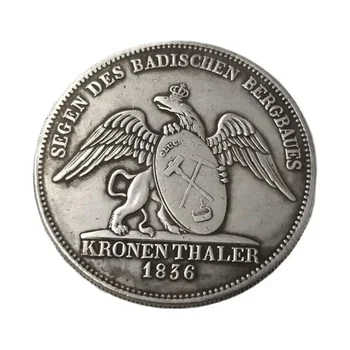 *1836 Немска възпоменателна колекция от монети Декорация Корона и благословия Кронен Сеген Монетни занаяти Почетна Подарък