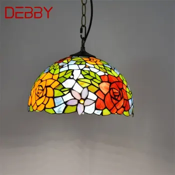 DEBBY Тифани висулка светлина модерен LED цветни осветителни тела декоративни за дома хол