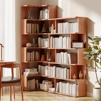 Рафтове Подови библиотеки Модерни стифиращи се подпори Съхранение на библиотеки Показване на библиотека Etagere Rangement Мебели за спалня
