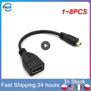  1 ~ 8PCS 3.5mm мъжки аудио AUX жак към USB 2.0 тип А женски OTG конвертор адаптер кабел DE08 Дропшипинг компютърни кабели &