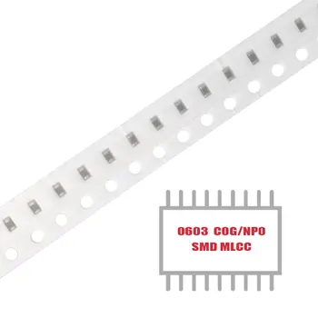 MY GROUP 100PCS SMD MLCC CAP CER 0.033UF 50V X7R 0603 Многослойни керамични кондензатори за повърхностен монтаж в наличност