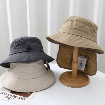 Водоустойчива рибарска шапка Мода Сгъваема лека външна шапка Анти-UV защита Алпинистки шапки Жени