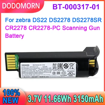 DODOMORN BT-000317-01 BTRY-DS22EAB0E-00 Висококачествена батерия за Zebra DS22 DS2278 DS2278SR CR2278 CR2278-PC Безплатна доставка