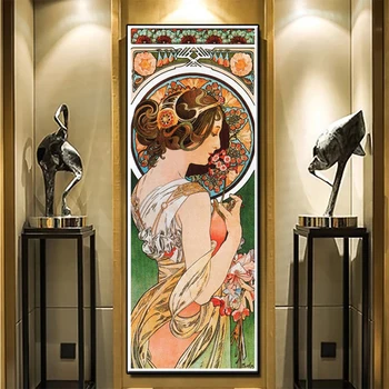 Диамантена живопис Европейски класически дворец жени кръстат бод диамант мозайка картина бродерия кристал мъниста занаятчийски