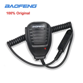 Baofeng Walkie Talkie UV-9R Plus микрофон за високоговорител 2 начин радио аудио адаптер водоустойчив PTT микрофон за високоговорител за UV9R BF-A58 BF-9700