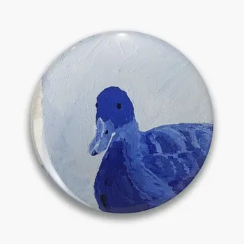 Blue Duck Soft Button Pin Lapel Pin Creative Hat Jewelry Funny Gift Badge Cartoon Women Cute Brooch Fashion Decor Clothes