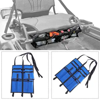 Каяк седалка чанта за съхранение Регулируема катарама каишка организатор водни спортове риболовни принадлежности