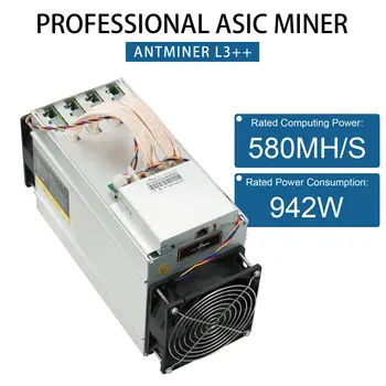 Използва се Bitmain Antminer ASIC Miner L3++ 580M PC POWER безплатна доставка