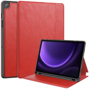 Калъф за Samsung Galaxy Tab A9 Plus X210 2023 PU кожен калъф за таблет за Tab A9 + A9 plus Бизнес многофункционална корица на книга