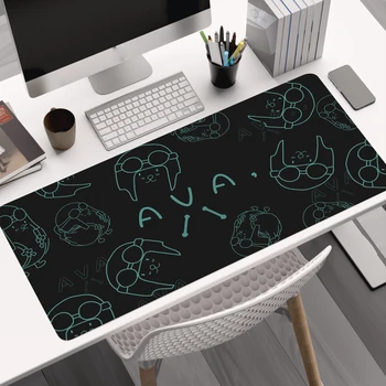 PC Gaming Mousepad Mouse Pad Gaming Mouse Pad Table Mat Rubber Laptop Keyboard Mouse Mat Stylish Office Home School Non-Slip Pad