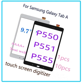 10pcs P550 сензорен екран за Samsung Galaxy Tab SM-P550 P551 P555 сензорен екран панел дигитайзер сензор LCD предно стъкло обектив