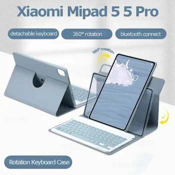 За Xiaomi Mipad 5 11in таблет случай,Bluetooth клавиатура капак Mi Pad 5 Pro 11-инчов
