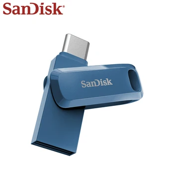 Оригинален SanDisk DC3 OTG USB 3.1 Тип C флаш устройство 64GB 128GB 256GB 512G Ultra Dual Drive Go Memory Stick Pendrive за телефон PC