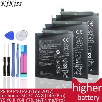 Батерия за Huawei чест 5C 7C 7A 8 (Lite Pro)/P8 P9 P10 P20 (Lite 2017)/Y5 Y6 II Y6II Y7 (Lite Prime Pro 2017 2018 2019)
