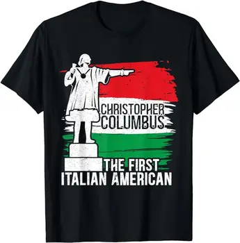 New Limited Христофор Колумб Първата италианска американска тениска размер S-5XL