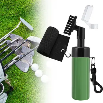 Golf Club четка чисти голф клуб почистване кърпа преносим голф инструмент за почистване