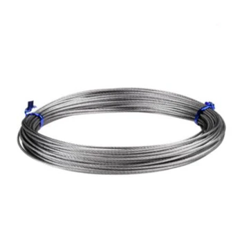 SS316 морски клас кабел от неръждаема стомана 7X7 Структурно въже с диаметър 1,5 mm