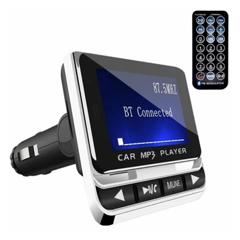 Car LCD-MP3 плейър Bluetooth-съвместим с разговори със свободни ръце 1.44 инчов екран