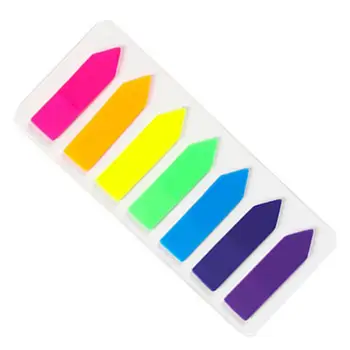 Самозалепващи етикети Цветни лепкави самозалепващи се подложки за бележки Цветни водоустойчиви етикети за студенти