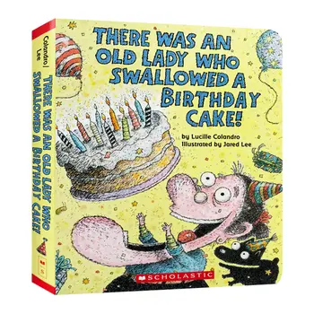 Milumilu Имаше една възрастна дама, която глътна торта за рожден ден Оригинални английски книги