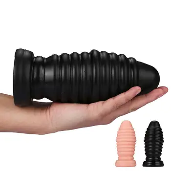 NEW Супер огромен анален щепсел Big Butt Plug мъниста Анус Разширителен стимулатор Масаж на простатата Еротичен Голям анален секс Играчки За Жена Мъже