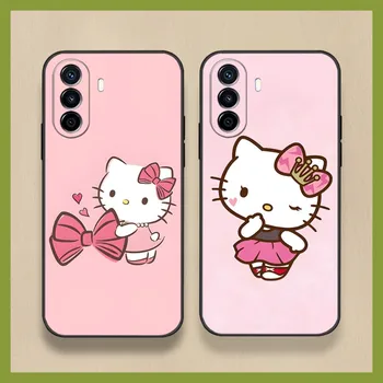 Sanrio Hello Kitty Калъф за телефон за Huawei Psmart Z P30 P50 P40 P10 P20 P9 Pro Plus P8 2022 Nova 8I 8 8SE удароустойчив капак