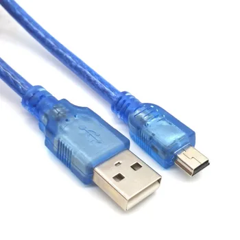USB кабел USB към 5pin T-глава T-порт Mini 5p 2.0 кабел за данни за MP3 MP4 плейър цифров фотоапарат HDD 0.5/1/3/5m