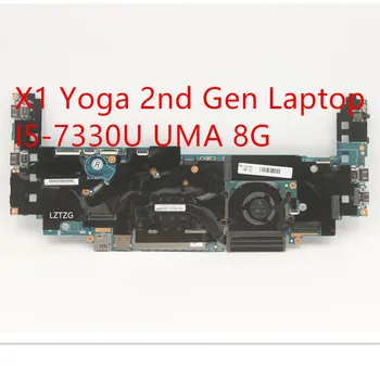 Дънна платка за Lenovo ThinkPad X1 Yoga 2-ро поколение лаптоп дънна платка I5-7330U UMA 8G 5B20V13708 01LV170